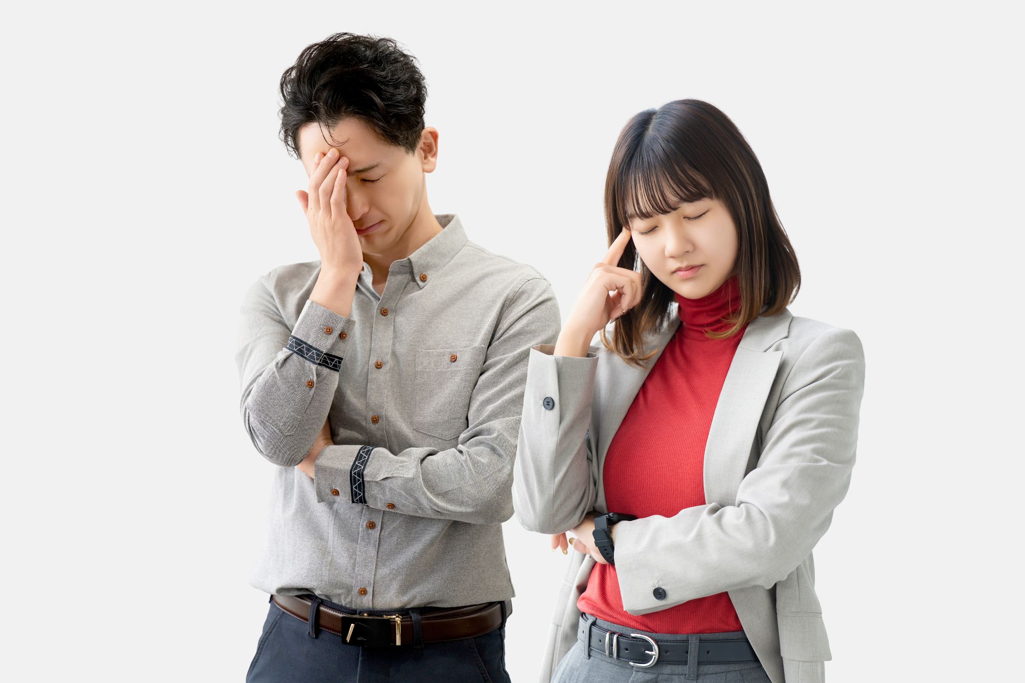 課題をかかえる社員